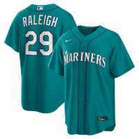 Seattle Mariners Cal Raleigh Nike Teal Alternate Replica Jersey
