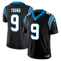 Carolina Panthers Bryce Young Nike Black Team Vapor F.U.S.E. Stitched Limited Jersey
