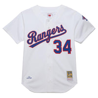 Texas Rangers Nolan Ryan Mitchell & Ness White 1993 Cooperstown Collection Authentic Jersey