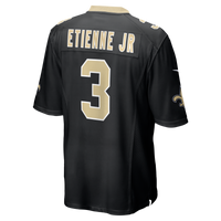 New Orleans Saints Travis Etienne Jr Nike Black Game Jersey