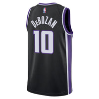 Sacramento Kings Nike Icon Edition Swingman Jersey - Black - DeMar DeRozan
