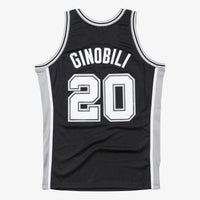 San Antonio Spurs Mitchell & Ness Swingman Jersey Manu Ginobili 2002-03
