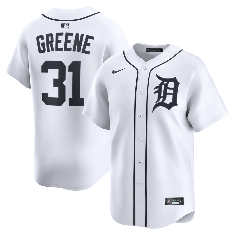 Detroit Tigers Riley Greene Nike White Home Limited Player Jersey