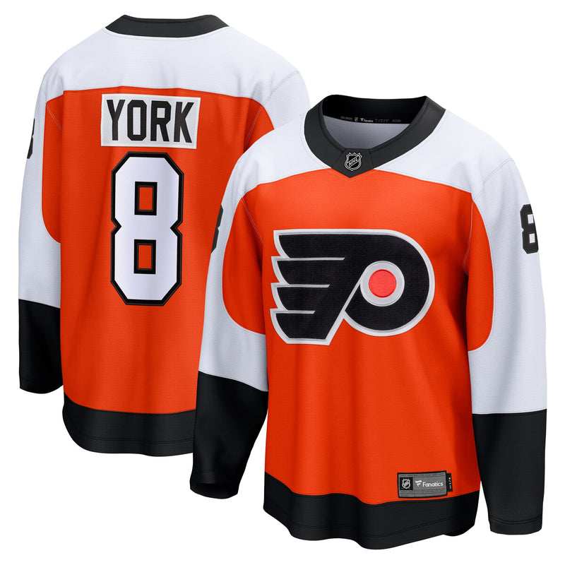 Philadelphia Flyers Cam York Fanatics Orange Home Breakaway Jersey