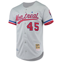 Montreal Expos Pedro Martinez Mitchell & Ness Gray Cooperstown Collection Authentic Jersey