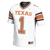 GameDay Greats #1 White Texas Longhorns Football Jersey