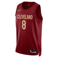 Cleveland Cavaliers Nike Icon Edition Swingman Jersey - Wine - Dennis Schröder