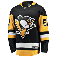 Pittsburgh Penguins Philip Kemp Fanatics Black Home Breakaway Jersey