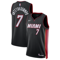 Miami Heat Nike Icon Edition Swingman Jersey - Black - Giannis Antetokounmpo