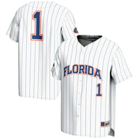 GameDay Greats #1 White Florida Gators Lightweight Baseball Jersey
