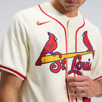 St. Louis Cardinals Lars Nootbaar Nike Cream Alternate 2 Limited Jersey