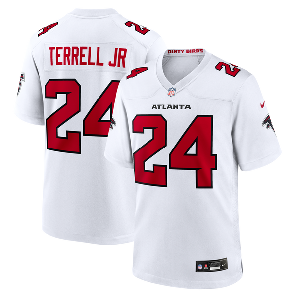 Atlanta Falcons A.J. Terrell Nike White Game Jersey