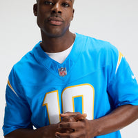 Los Angeles Chargers Justin Herbert Nike Powder Blue Team Vapor F.U.S.E. Stitched Limited Jersey