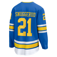 St. Louis Blues Jimmy Snuggerud Fanatics Blue Home Breakaway Jersey