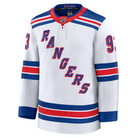 New York Rangers Mika Zibanejad Fanatics White Away Premium Jersey