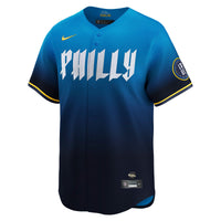 Philadelphia Phillies Bryce Harper Nike Blue City Connect Limited Player Jersey