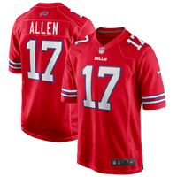 Buffalo Bills Josh Allen Nike Red Alternate Game Player Jersey