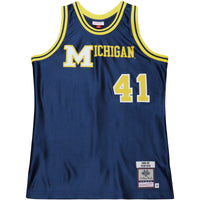 Mitchell & Ness Glen Rice Navy Michigan Wolverines 1988/89 Authentic Jersey