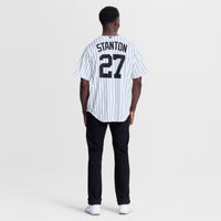New York Yankees Giancarlo Stanton Nike White Home Replica Jersey