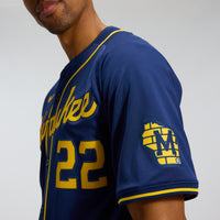Milwaukee Brewers Christian Yelich Nike Navy Alternate Limited Jersey