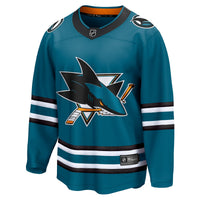 San Jose Sharks Fanatics Teal Home Breakaway Jersey