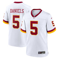 Washington Commanders Jayden Daniels Nike White Game Super Bowl Era Jersey