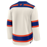 Edmonton Oilers Fanatics Light Beige Alternate Premium Jersey
