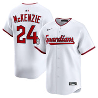 Cleveland Guardians Triston McKenzie Nike White Home Limited Player Jersey