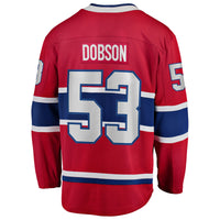 Montreal Canadiens Noah Dobson Fanatics Red Home Breakaway Jersey