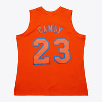 New York Knicks Mitchell & Ness Marcus Camby 2012 Day Authentic Jersey - Orange