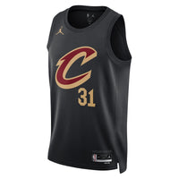 Cleveland Cavaliers Jordan Statement Edition Swingman Jersey - Black - Jarrett Allen