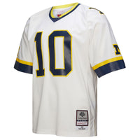 Mitchell & Ness Tom Brady White Michigan Wolverines 1999 Legacy Jersey