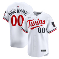 Minnesota Twins Nike White Home Limited Custom Jersey