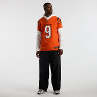 Cincinnati Bengals Joe Burrow Nike Orange Team Vapor F.U.S.E. Elite Jersey
