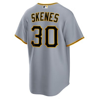 Pittsburgh Pirates Paul Skenes Nike Gray Road Replica Jersey
