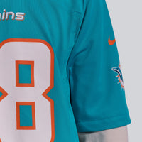 Miami Dolphins Devon Achane Nike Aqua Player Game Jersey