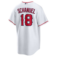 Los Angeles Angels Nolan Schanuel Nike White Home Replica Jersey