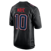 New England Patriots Drake Maye Nike Carbon Black Fashion Game Jersey
