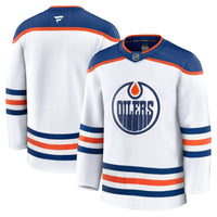 Edmonton Oilers Fanatics White Away Premium Jersey