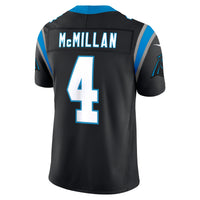 Carolina Panthers Tetairoa McMillan Nike Black Team Vapor F.U.S.E. Stitched Limited Jersey