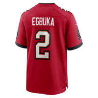 Tampa Bay Buccaneers Emeka Egbuka Nike Red Team Game Jersey