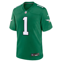Philadelphia Eagles Jalen Hurts Nike Kelly Green Alternate Game Player Jersey