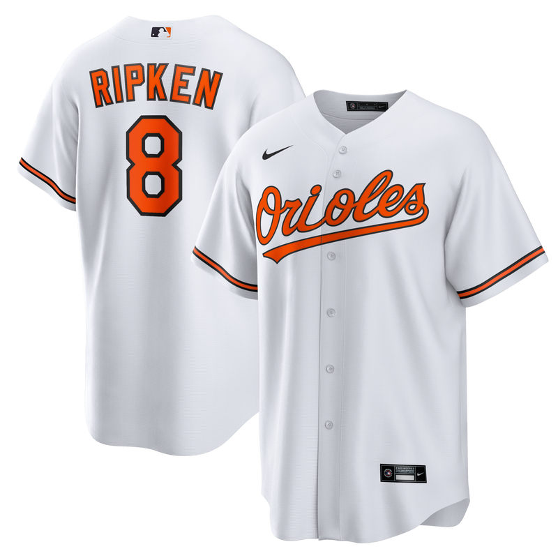 Baltimore Orioles Cal Ripken Jr. Nike White Home Retired Player Replica Jersey