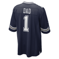 Dallas Cowboys Number 1 Dad Nike Navy Game Jersey