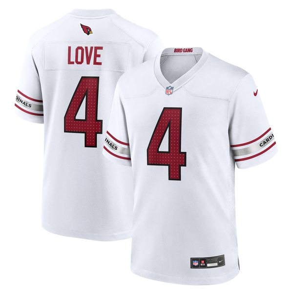 Arizona Cardinals Jeremiyah Love Nike White Game Player Jersey