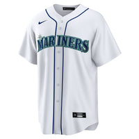 Seattle Mariners Luis Castillo Nike White Home Replica Jersey