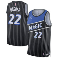 Orlando Magic Jordan Brand Statement Edition Swingman Jersey - Black - Franz Wagner
