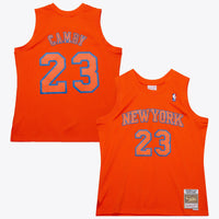 New York Knicks Mitchell & Ness Marcus Camby 2012 Day Authentic Jersey - Orange