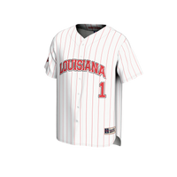 GameDay Greats White #1 Louisiana Ragin' Cajuns Lightweight Baseball Fashion Jersey