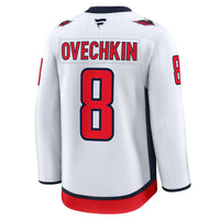 Washington Capitals Alexander Ovechkin Fanatics White Away Premium Jersey